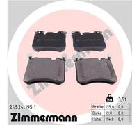 ZIMMERMANN 24524.195.1 Kit pastiglie freni