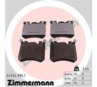 ZIMMERMANN 24524.995.1 Kit pastiglie freni