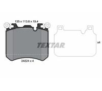 Textar 2452401 Kit Pastiglie Freno Freni a Disco Frontale per BMW Rolls-Royce