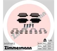 ZIMMERMANN 24537.160.2 Kit pastiglie freni