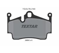 TEXTAR Pastiglie Freni Q+ 2454101 Kit Pastiglie Freni,Kit Pasticche Freni PORSCHE,BOXSTER (987),CAYMAN (987),718 CAYMAN (982),BOXSTER (981)