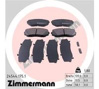 ZIMMERMANN 24544.175.1 Kit pastiglie freni