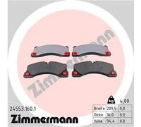 ZIMMERMANN 24553.160.1 Kit pastiglie freni