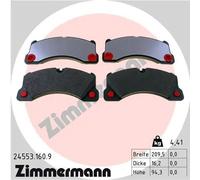 ZIMMERMANN 24553.160.9 Kit pastiglie freni