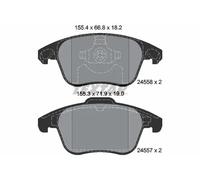 Piastra di montaggio specchio + Kit di riparazione pinza freno TEXTAR per