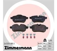 ZIMMERMANN 24559.180.1 Kit pastiglie freni