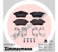 Pastiglie freno 24559.180.2 ZIMMERMANN per BMW Z4 Roadster