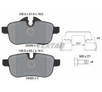 Textar Pastiglie freno 2455901 – Set posteriore per BMW Z4 Roadster (E89)