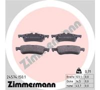 ZIMMERMANN 24574.150.1 Kit pastiglie freni