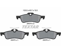Set di pastiglie freno TEXTAR 2457401, posteriore