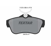 Pastiglie freno 2457803 TEXTAR per FIAT SCUDO Furgone SCUDO Autobus