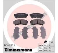 ZIMMERMANN Kit pastiglie freni 24582.185.1 Anteriori per Mazda 6