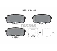 Pastiglie freno 2459904 TEXTAR per HYUNDAI KIA