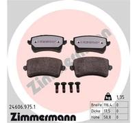 Pastiglie freno 24606.975.1 ZIMMERMANN per AUDI A5 Q5 A5 Sportback A5 Cabriolet