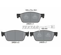 Textar Set pastiglie freno 2462301 anteriore per VW Transporter/Multivan T5