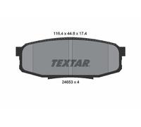 TEXTAR Kit pastiglie freni