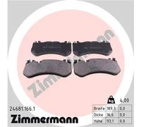 Pastiglie freno 24681.166.1 ZIMMERMANN per MERCEDES-BENZ CLS CLASSE C Coupé SL