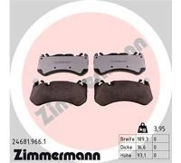 Pastiglie freno 24681.966.1 ZIMMERMANN per MERCEDES-BENZ CLS CLASSE C Coupé SL