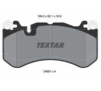 Set di pastiglie freno TEXTAR 2468101, anteriore