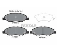 Pastiglie freno 2468201 TEXTAR per NISSAN NOTE MICRA III TIIDA Hatchback