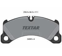 Set di pastiglie freno TEXTAR 2468501, anteriore