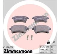 Pastiglie freno 24693.185.1 ZIMMERMANN per RENAULT MERCEDES-BENZ