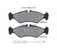 TEXTAR 2473901 Kit pastiglie freno, Freno a disco per DODGE,FREIGHTLINER,MERCEDE