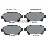 Pastiglie freno 2477801 TEXTAR per ASTON MARTIN TOYOTA