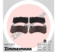 ZIMMERMANN Kit pastiglie freni 24847.170.1 per Audi A7 Sportback, A6 C7