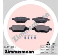 ZIMMERMANN 24883.180.1 Kit pastiglie freni