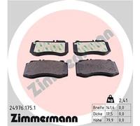 ZIMMERMANN 24976.175.1 Kit pastiglie freni