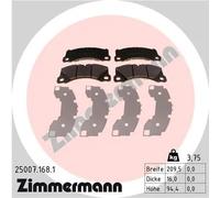 Pastiglie freno 25007.168.1 ZIMMERMANN per PORSCHE PANAMERA MACAN