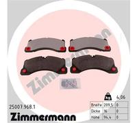 ZIMMERMANN 25007.968.1 Kit pastiglie freni
