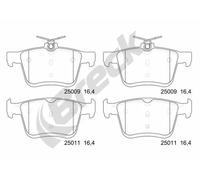 Pastiglie freno 25009 00 704 00 BRECK per VW AUDI SEAT SKODA CUPRA