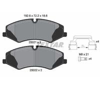 Set di pastiglie freno TEXTAR 2502101, fronte