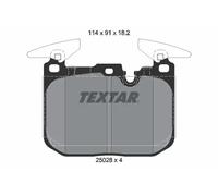TEXTAR Pastiglie Freni Q+ 2502801 Kit Pastiglie Freni,Kit Pasticche Freni BMW,1 Hatchback (F20),3 Touring (F31),3 Sedan (F30, F80),1 Hatchback (F21)