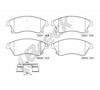 Pastiglie freno 25031 00 701 00 BRECK per OPEL CHEVROLET