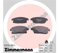 ZIMMERMANN 25034.185.1 Kit pastiglie freni per OPEL ASTRA J Astra J GTC (P10)