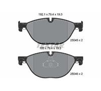 Set di pastiglie freno TEXTAR 2504501, anteriore