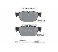 KIT PASTIGLIE FRENO ANT TEXTAR CITROEN DS5 1.6 200 147KW 11>15 2506901