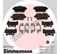 ZIMMERMANN 25071.190.2 Kit pastiglie freni