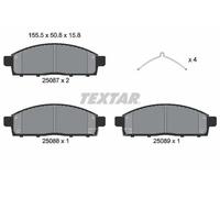 KIT PASTIGLIE FRENO ANT TEXTAR MITSUBISHI L 200 TRITON 2.5 DI-D 100KW 15> 250...