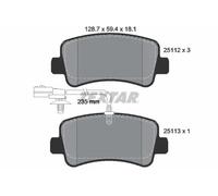 Pastiglie freno 2511201 TEXTAR per NISSAN OPEL RENAULT