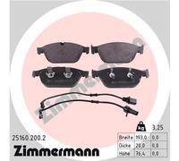 ZIMMERMANN Pastiglie freno 25160.200.2 per Audi A8 (D4), Q5