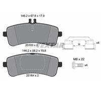Pastiglie freno 2516301 TEXTAR per MERCEDES-BENZ CLASSE S CLASSE S Coupé AMG GT