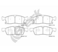 BRECK 25190 00 551 00 Kit pastiglie freni