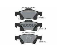 2519601 Kit pastiglie freno, Freno a disco posteriore (MARCA TEXTAR)..