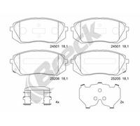 Pastiglie freno 25205 00 701 10 BRECK per KIA HYUNDAI