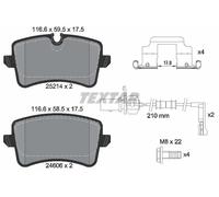 Set di pastiglie freno TEXTAR 2521402, posteriore