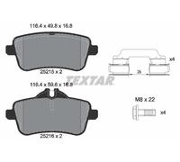 Textar Set di pastiglie freno 2521509 – posteriore